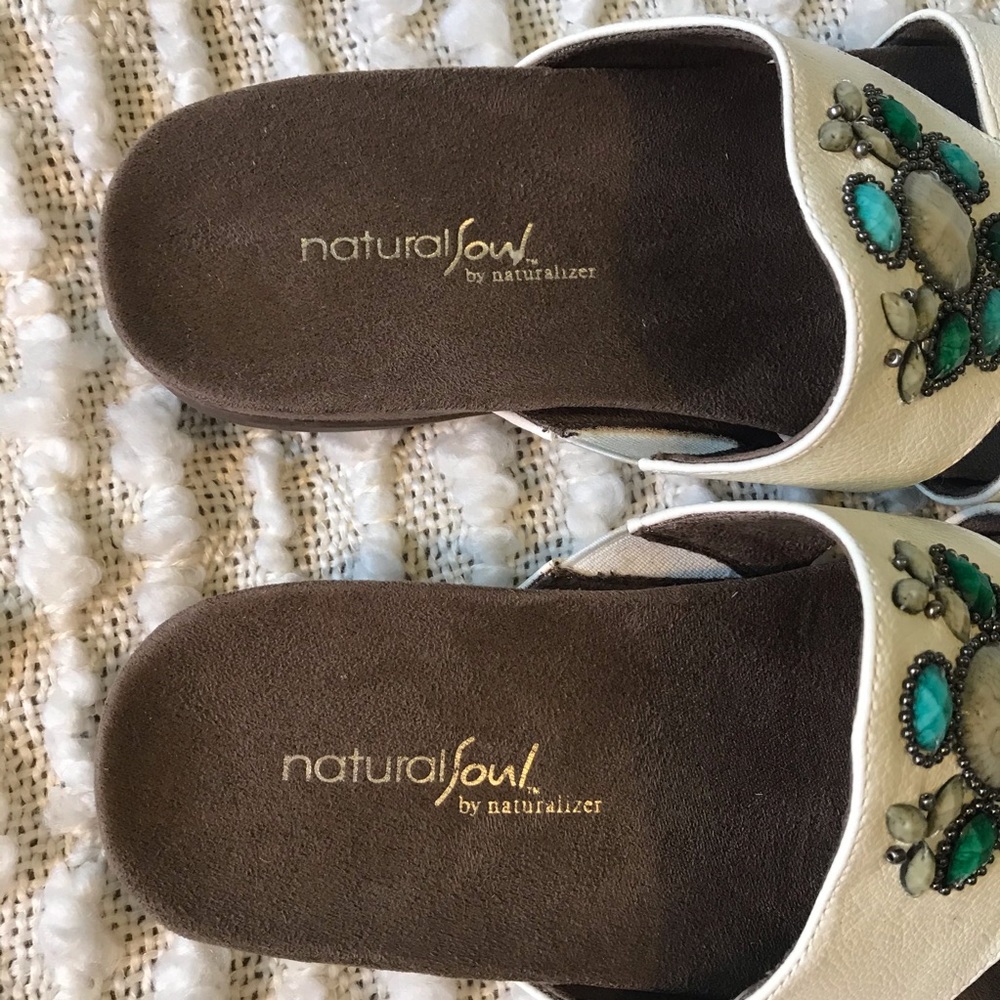 Naturalizer Natural Soul Beaded Sandal NWT Sz 9.5 - Picture 6 of 11